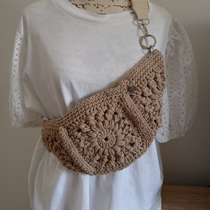 Crossbody Summer , Táska & Tok, Kézitáska & válltáska, Vállon átvethető táska, Horgolás, MESKA