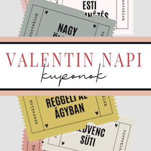 Valentin napi kuponok - játék & sport - táblajáték és kártyajáték - kártya - Meska.hu