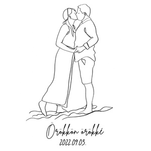 Örökkön örökké - vonalrajz - művészet - grafika & illusztráció - digitális - Meska.hu