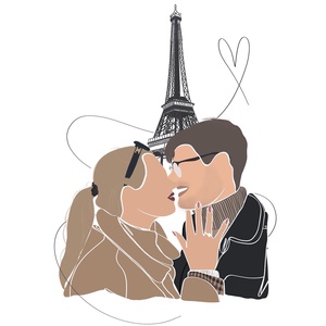 Portré ajándékba - bármilyen alkalomra - nyomtatással - Meska.hu