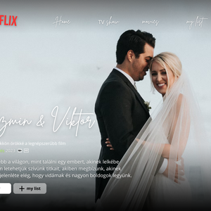 Netflix stílusú egyedi ajándék a párodnak, szerettednek - művészet - grafika & illusztráció - digitális - Meska.hu