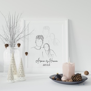 SOS Karácsonyi ajándék - Vonal rajz Szerettednek - csak digitális - Meska.hu