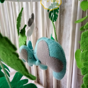 Elefántos kiságyforgó - játék & sport - 3 éves kor alattiaknak - kiságyforgó - Meska.hu