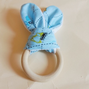 Nyuszifüles rágóka kisfiúnak - játék & sport - Meska.hu