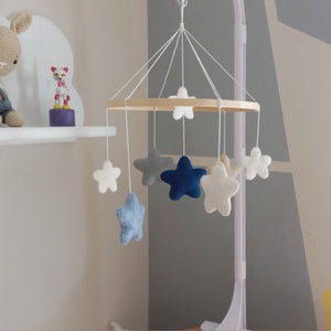 Kék csillagos körforgó - Meska.hu