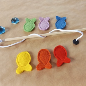 Mágneses horgász játék  - játék & sport - készségfejlesztő és logikai játék - készségfejlesztő és logikai játék - Meska.hu