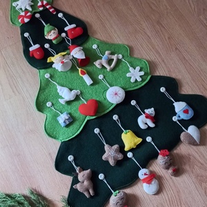 Fenyőfás adventi naptár - Meska.hu