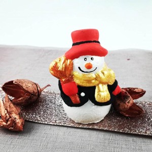 Kalapos hóember - piros kalapos, Kellékek & szerszámok, Dekorációs kellékek, Egyéb kellékek, , MESKA
