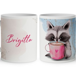 Kérd a neveddel - Mosómaci mintás bögre, Otthon & Életmód, Konyhafelszerelés, tálalás, Tálalás, Bögre & Csésze, , MESKA