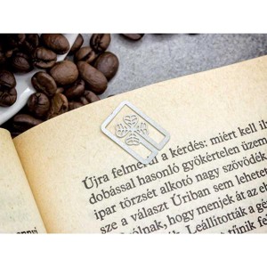Lóhere oldaljelölő acél könyvjelző, Könyv & Zene, Könyvjelző, , MESKA