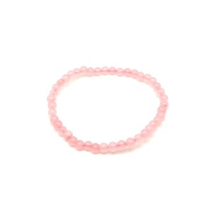 Rózsakvarc vaxos golyó karkötő 45 mm, Ékszer, Karkötő, Ásványkarkötő, , MESKA