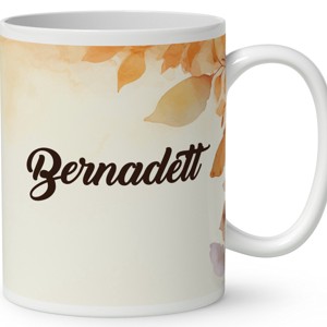 Névvel kérhető - Tündéri őszi manó lány mintás bögre - otthon & életmód - konyhafelszerelés, tálalás - tálalás - bögre & csésze - Meska.hu