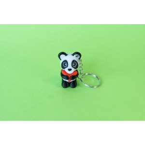 3D nyomtatott Panda szívvel - kulcstartó, Játék & Sport, Plüssállat & Játékfigura, Más figura, Mindenmás, MESKA