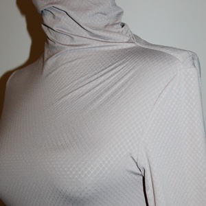 Garbó, puha vékony anyagból, nude / beige színű, varrás nélküli végződések, s/m méret -  - Meska.hu