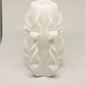 Hófehér faragott csoda, Esküvő, Dekoráció, Gyertya & Gyertyatartó, , MESKA