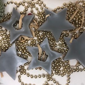 Viaszműves Illatos csillagok karácsonyfadísz csomag - sötét - karácsony - karácsonyi lakásdekoráció - karácsonyfadíszek - Meska.hu