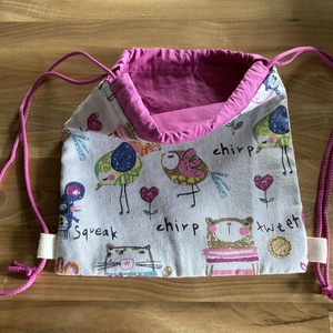 Gyermek zsinóros hátizsák - játék & sport - ovis felszerelés - ovis hátizsák - Meska.hu