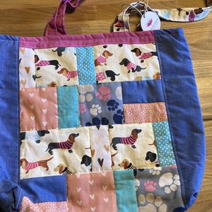 Patchwork válltáska, Táska & Tok, Kézitáska & válltáska, Nagy pakolós táska, , MESKA