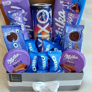 Milka-Oreo box - élelmiszer - gasztro ajándékcsomag - Meska.hu