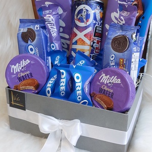Milka-Oreo box - élelmiszer - gasztro ajándékcsomag - Meska.hu