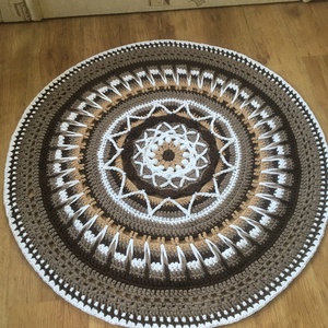 Horgolt szőnyeg - otthon & életmód - lakástextil - szőnyeg - horgolt szőnyeg - Meska.hu