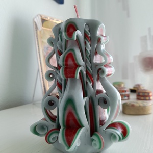 faragott gyertya - otthon & lakás - gyertya, illat, aroma - gyertya - Meska.hu