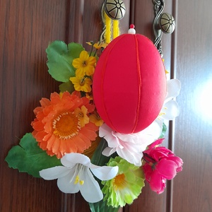 Húsvéti falra vagy ajtóra akasztható dísz - otthon & életmód - dekoráció - fali és függő dekoráció - falra akasztható dekor - Meska.hu