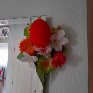 Húsvéti falra vagy ajtóra akasztható dísz - otthon & életmód - dekoráció - fali és függő dekoráció - falra akasztható dekor - Meska.hu