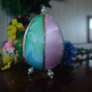 Húsvéti tojás, Otthon & Lakás, Dekoráció, Asztal és polc dekoráció, Asztaldísz, Foltberakás, Mindenmás, Meska