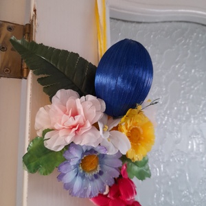 Húsvéti falra vagy ajtóra akasztható dísz - otthon & életmód - dekoráció - fali és függő dekoráció - falra akasztható dekor - Meska.hu