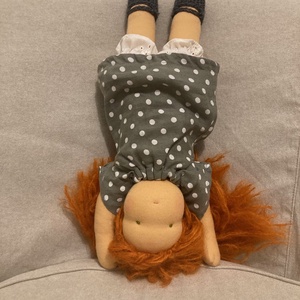 Waldorf baba, vörös hajú, Játék & Sport, Baba & babaház, Baba, Baba-és bábkészítés, Varrás, MESKA