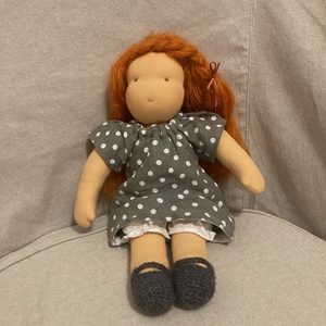 Waldorf baba, vörös hajú - játék & sport - baba & babaház - baba - Meska.hu