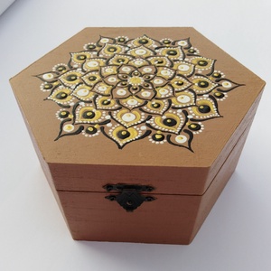 Harmony mandala doboz - ékszer - ékszertartó - ékszerdoboz - Meska.hu