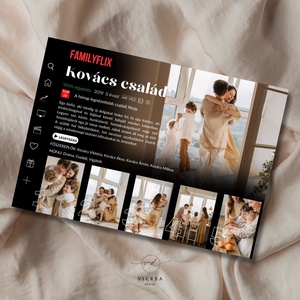 Netflix-stílusú személyre szabott emlékkép  Egyedi Film Rólatok!  - Meska.hu