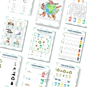  Föld napja/környezetvédelmi foglalkoztató (PDF) 15 oldalas - Meska.hu