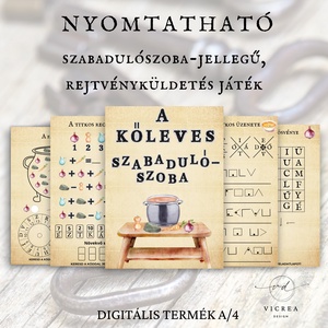 Kőleves kaland  szabadulószoba-jellegű nyomtatható játék - Meska.hu