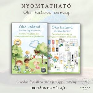 Öko kaland CSOMAG � környezetvédelem és fenntarthatóság játékosan (4�7 éveseknek), Játék & Sport, Készségfejlesztő és Logikai játék, Oktató játékok, Fotó, grafika, rajz, illusztráció, MESKA