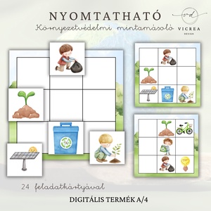 Nyomtatható Öko kaland játékgyűjtemény � környezetvédelem játékosan (4�7 éveseknek) (6db játék) - játék & sport - készségfejlesztő és logikai játék - oktató játékok - Meska.hu