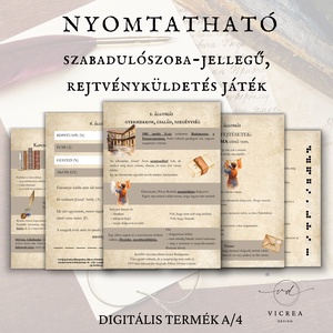 József Attila nyomában � nyomtatható szabadulószoba (10-14 éveseknek) - játék & sport - készségfejlesztő és logikai játék - oktató játékok - Meska.hu