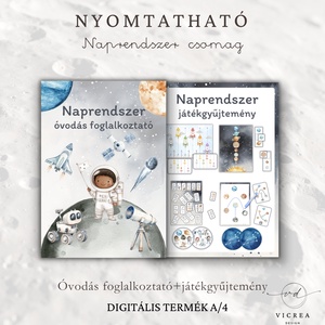 � Naprendszer 2in1 játék és foglalkoztató CSOMAG (4�7 év) - Meska.hu