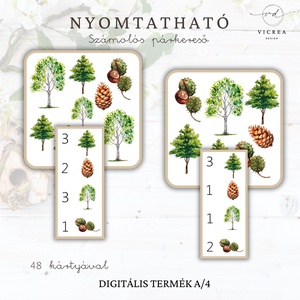 � Nyomtatható Madarak és fák napja játékgyűjtemény (4�7 éveseknek) - játék & sport - készségfejlesztő és logikai játék - oktató játékok - Meska.hu