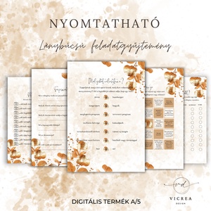 Nyomtatható lánybúcsú feladatok és játékok � digitális lánybúcsú csomag (Őszi kollekció) - Meska.hu