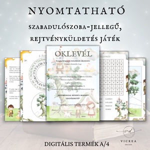 Az égig érő paszuly � nyomtatható szabadulószoba 3�5. osztályosoknak - játék & sport - készségfejlesztő és logikai játék - oktató játékok - Meska.hu