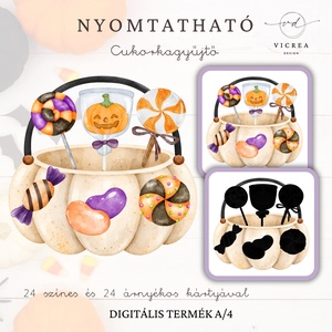Halloween játékgyűjtemény � nyomtatható játékok 3�7 éveseknek - játék & sport - készségfejlesztő és logikai játék - oktató játékok - Meska.hu