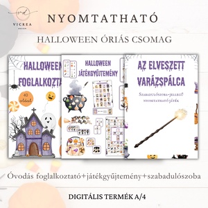 Halloween ÓRIÁS csomag � foglalkoztató, játékgyűjtemény és szabadulószoba - Meska.hu