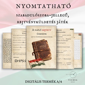 A napló rejtett üzenete � 1956-os történelmi szabadulószoba - Meska.hu
