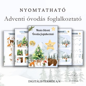 Mesés Advent Mesekalendárium+ 24 ovis feladat (4-7 éveseknek), Játék & Sport, Készségfejlesztő és Logikai játék, Oktató játékok, Fotó, grafika, rajz, illusztráció, Mesés Advent Mesekalendárium+ 24 ovis feladat (4-7 éveseknek)
Mese, játék, varázslat – minden napra..., MESKA