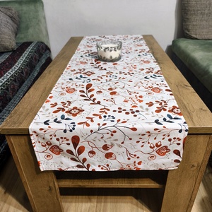 Indás, karácsonyi asztali futó, futó terítő  - otthon & életmód - konyhafelszerelés, tálalás - tálalás - terítő - Meska.hu