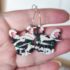 FranciBulldog Szerelem fülbevaló - ékszer - fülbevaló - lógó fülbevaló - Meska.hu