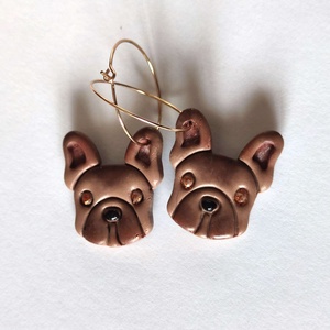 FranciBulldog Szerelem fülbevaló - Meska.hu